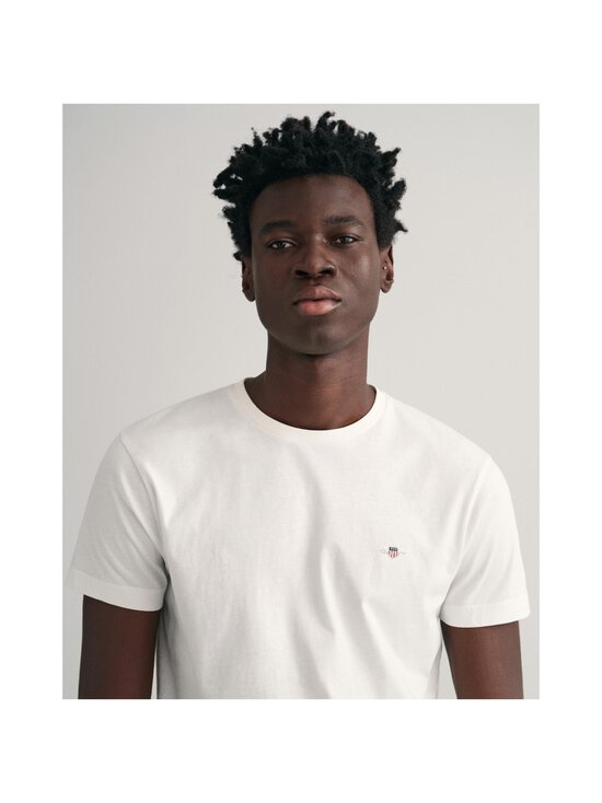 GANT - Slim Shield t-paita - 110 WHITE - photo 5 GANT - Slim Shield t-paita - 110 WHITE | Stockmann - photo 5