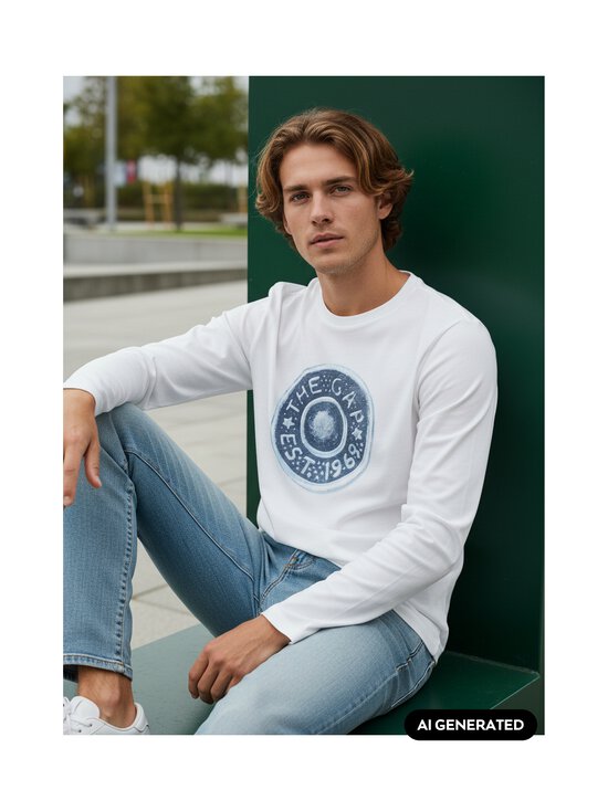 GAP - Logo Graphic trikotāžas krekls - BOYS NEW OFF WHITE OPT2 | Stockmann - photo 4