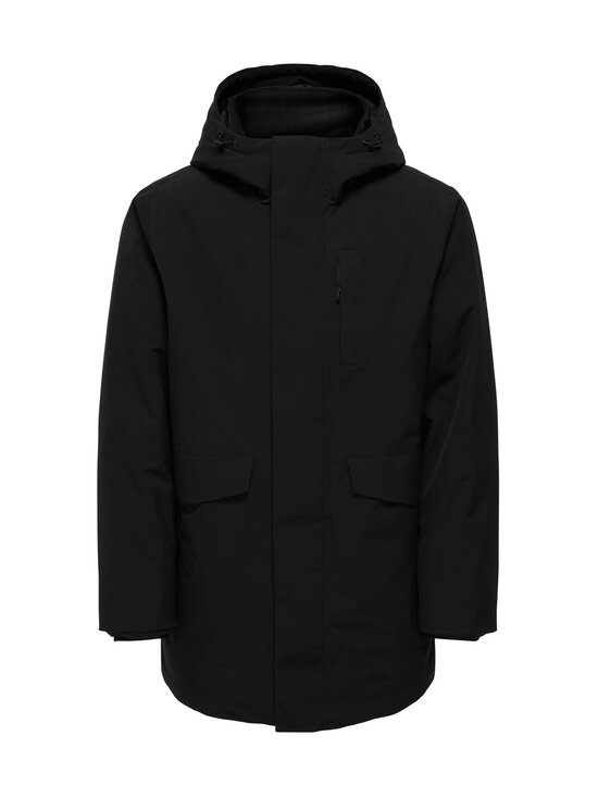 Only & Sons - OnsEnrico Waterproof Stretch -parkatakki - BLACK | Stockmann - photo 1