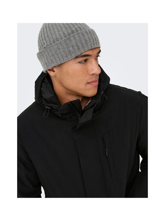 Only & Sons - OnsEnrico Waterproof Stretch -parkatakki - BLACK | Stockmann - photo 7