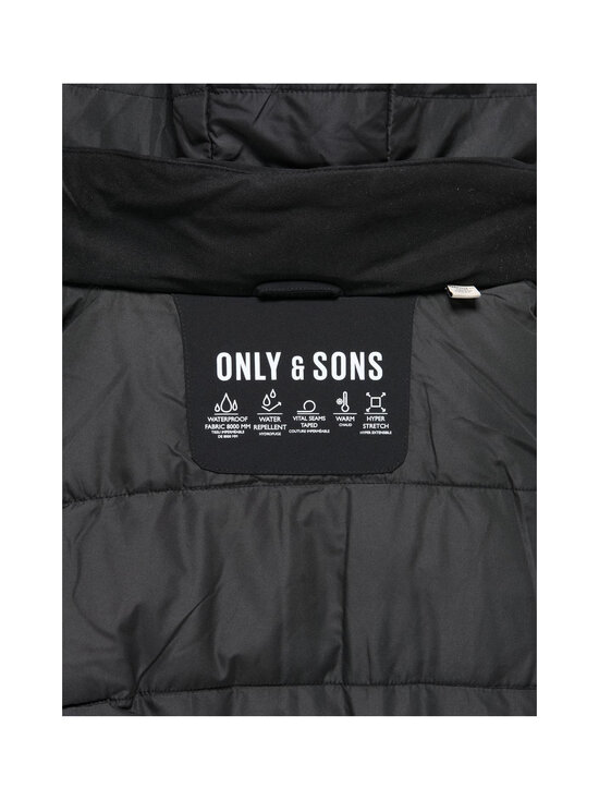 Only & Sons - OnsEnrico Waterproof Stretch -parkatakki - BLACK | Stockmann - photo 8