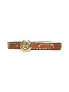 Tory Burch - Icon Leather -rannekoru - LIGHT BRASS / AGED TAN | Stockmann