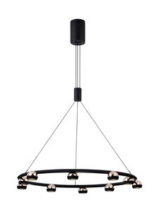 Design by Grönlund - Show Circular -kattovalaisin - MATT BLACK / ROSE GOLD | Stockmann