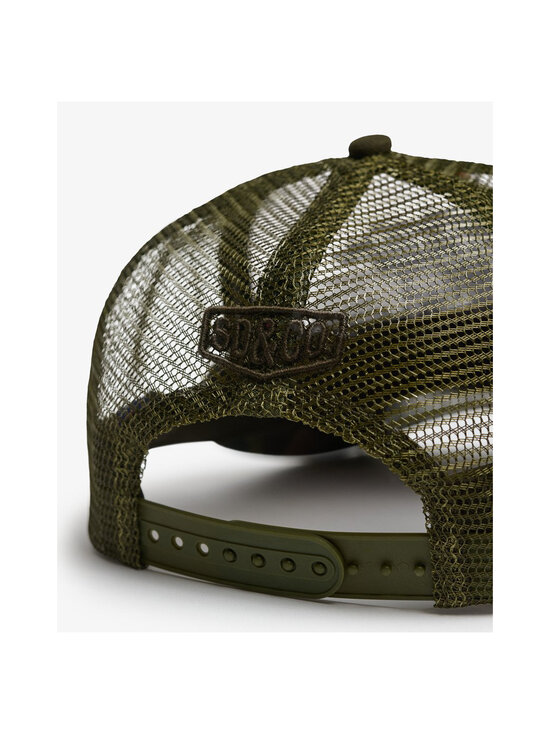 Superdry - Mesh Trucker -lippalakki - KFG KHAKI/ECRU | Stockmann - photo 4