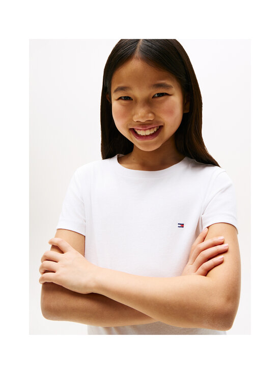Tommy Hilfiger - Puuvillaiset t-paidat 2-pack - 0VS WHITE/ LIGHT PINK | Stockmann - photo 5