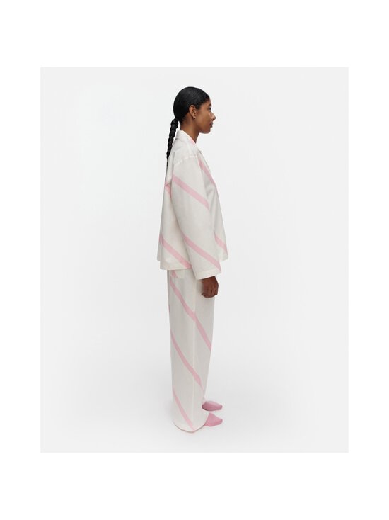 Marimekko - Arvoituksia Basso -pyjamahousut - 013 OFF WHITE, LIGHT PINK | Stockmann - photo 4