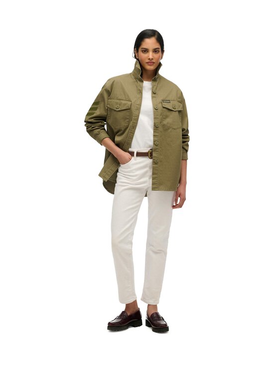 Military Embroidered Oversized virksrekls