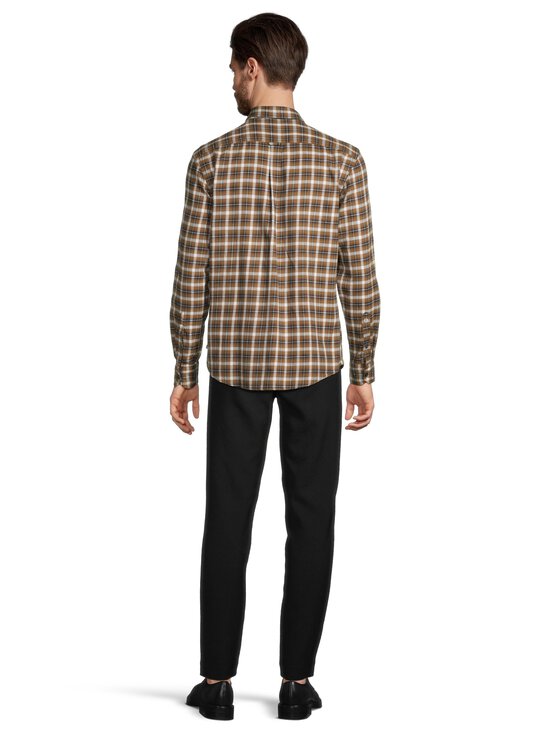 Olymp - Regulāras piegriezuma rūtaini flaneļa krekls ar apkakli - 27 NOUGAT | Stockmann - photo 3