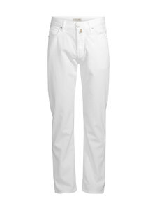 Jacob Cohen - 5 Pocket Regular Straight Fit Edo -housut - A00 OPTICAL WHITE | Stockmann