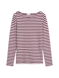 Marc O'Polo - Triibuline trikotaažsärk - K63 MULTI/ AUBERGINE RED Marc O'Polo - Triibuline trikotaažsärk - K63 MULTI/ AUBERGINE RED | Stockmann