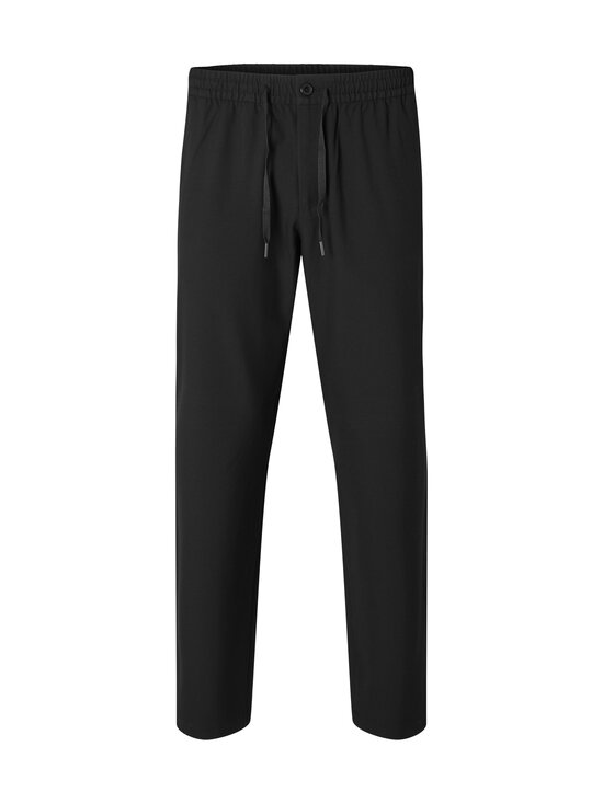 Selected - Straight Robert String -housut - BLACK | Stockmann - photo 1