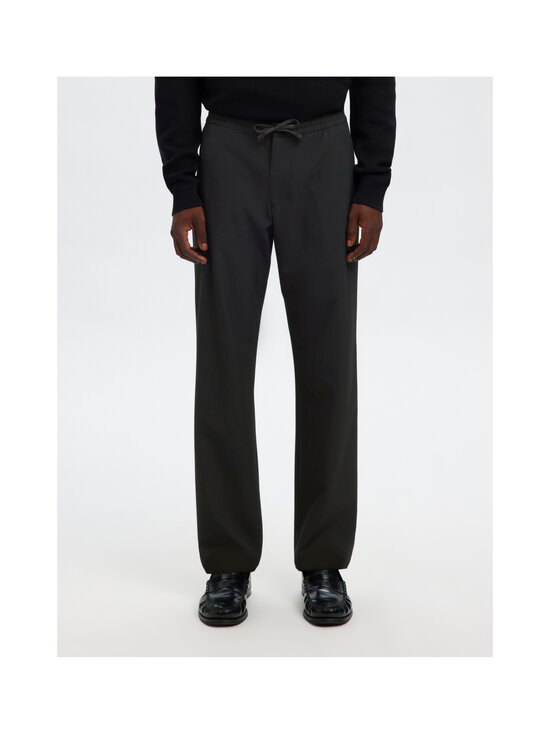 Selected - Straight Robert String -housut - BLACK | Stockmann - photo 2