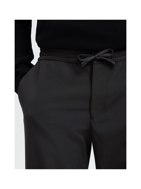 Selected - Straight Robert String -housut - BLACK | Stockmann - photo 6