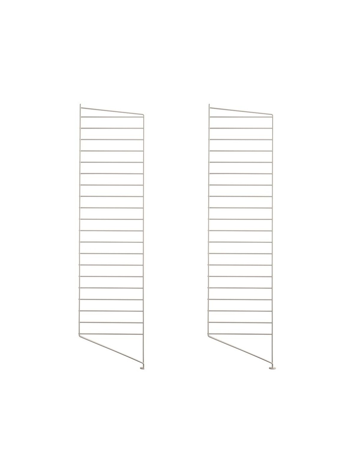 String system -lattiasivupaneelit 2 kpl beige 115 x 30 cm