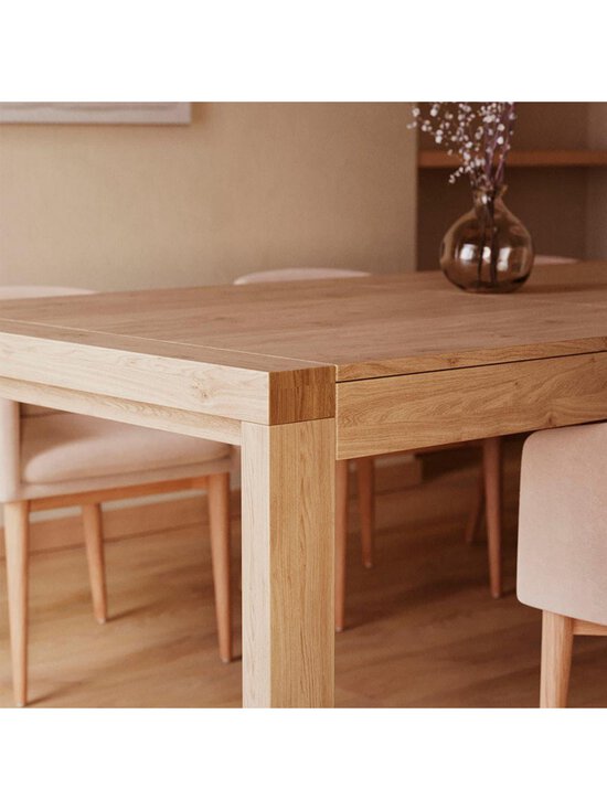 Kave Home - Briva- jatkettava ruokapöytä luonnonvärinen tammi 90 x 180/230 cm - BROWN | Stockmann - photo 8