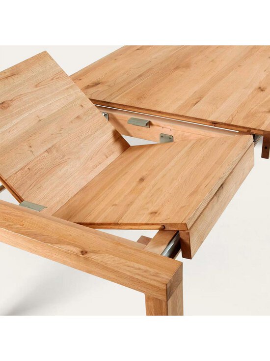 Kave Home - Briva- jatkettava ruokapöytä luonnonvärinen tammi 90 x 180/230 cm - BROWN | Stockmann - photo 6