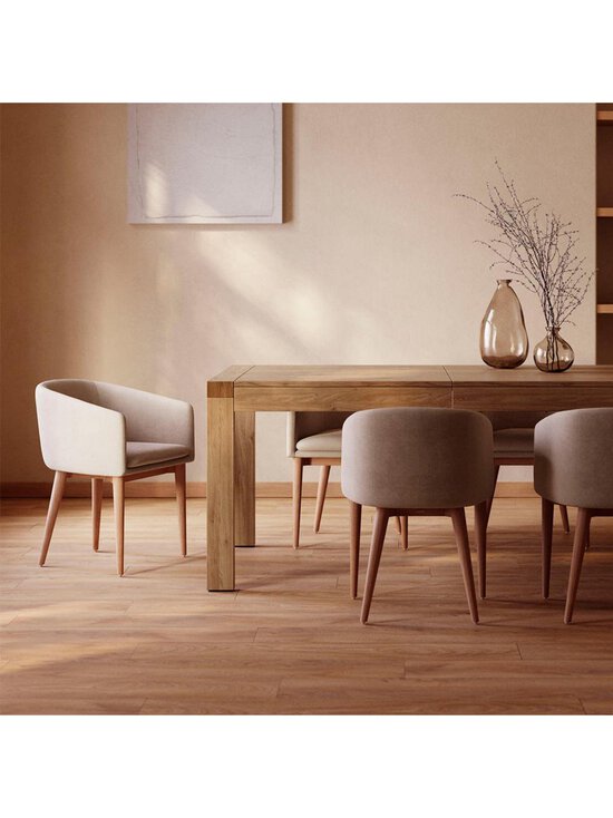 Kave Home - Briva- jatkettava ruokapöytä luonnonvärinen tammi 90 x 180/230 cm - BROWN | Stockmann - photo 9