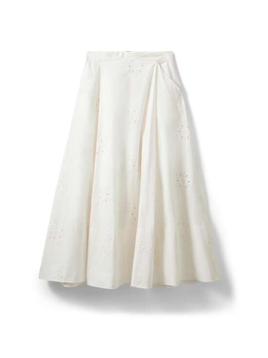 Sofie Schnoor - Noorsw Broderie Anglaise -maksihame - 0124 SNOW WHITE | Stockmann - photo 1