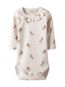 Lil' Atelier - Bodi NbfLavo Loa Slim - ALMOST MAUVE AOP:GOOSE | Stockmann