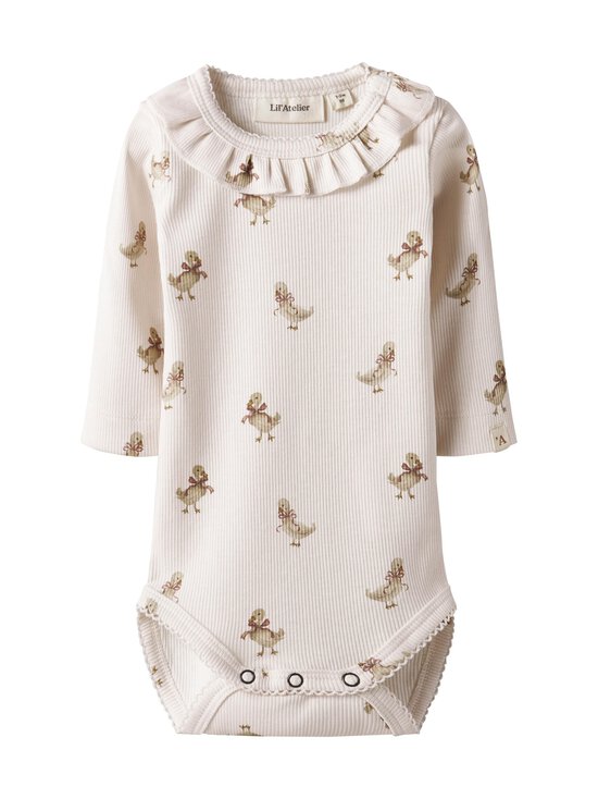 Lil' Atelier - Bodi NbfLavo Loa Slim - ALMOST MAUVE AOP:GOOSE | Stockmann - photo 1