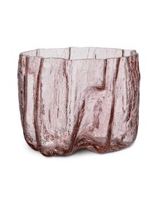 Kosta Boda - Crackle-kristallimaljakko 22 cm - PINK | Stockmann