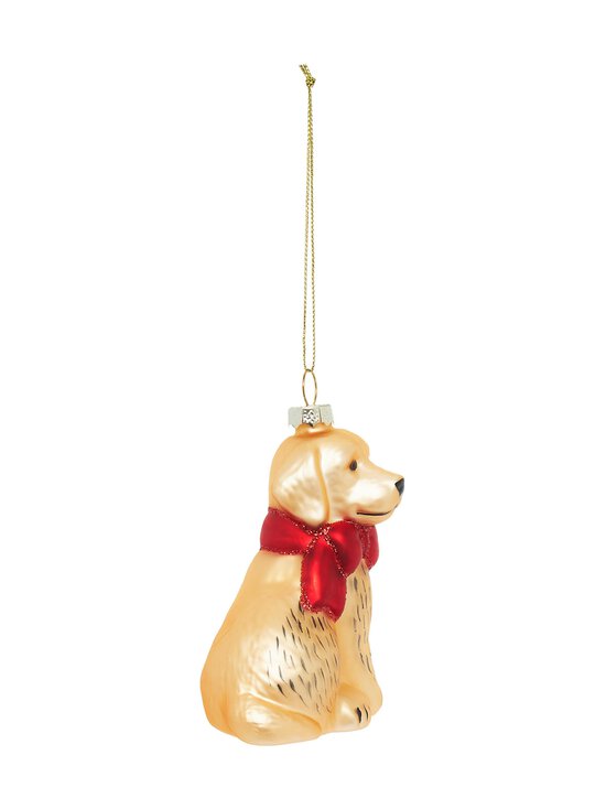 Casa Stockmann - Dog Red Bow -joulukoriste - GOLD | Stockmann - photo 3