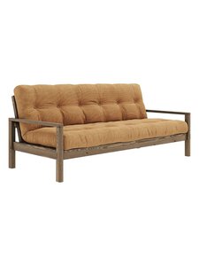 Karup - Knob-futonsohva Corduroy-kangas fudge brown/carob brown L 205 cm - BROWN | Stockmann