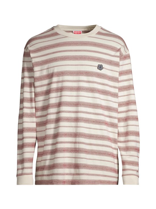 Boke Flower Striped Embroidery -paita