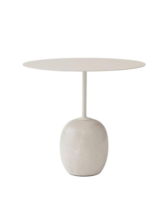 &Tradition - Lato LN9 -sivupöytä valkoinen / Crema Diva -marmori 40 x 50 cm - WHITE | Stockmann - photo 1