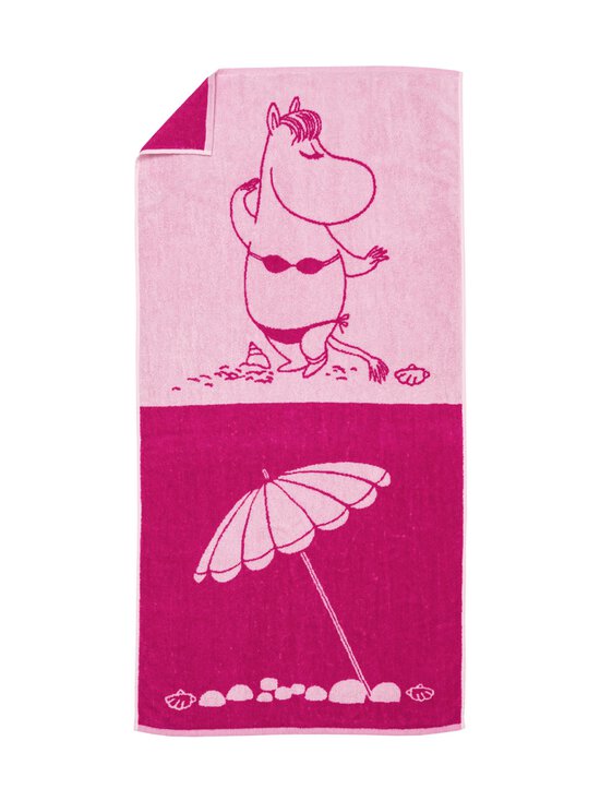 Moomin Arabia - Muumi vannas dvielis 70 x 140 cm - PINK | Stockmann - photo 1