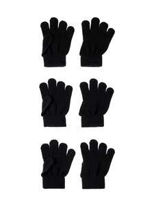Name It - NknMagic -käsineet 3-pack - BLACK PACK:3 PACK WITH ALL BLACK | Stockmann