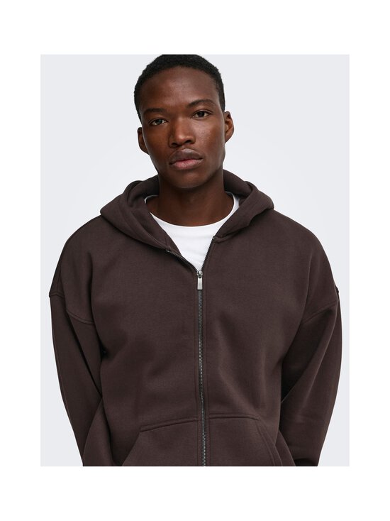 Only & Sons - OnsCeres Oversized -hupparitakki - COFFEE BEAN | Stockmann - photo 4