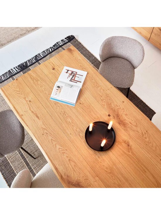 Kave Home - Lotty-ruokapöytä - LÄPINÄKYVÄ,RUSKEA | Stockmann - photo 5