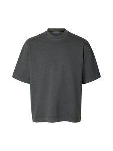 Selected - SlhBoxyCory O-Neck T-krekls - ASPHALT | Stockmann