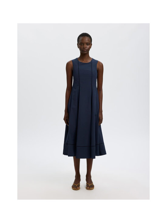 Selected - SlfDelia Regular Ladder Stitch -midimekko - DARK SAPPHIRE | Stockmann - photo 2
