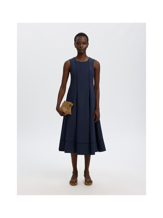 Selected - SlfDelia Regular Ladder Stitch -midimekko - DARK SAPPHIRE | Stockmann - photo 4