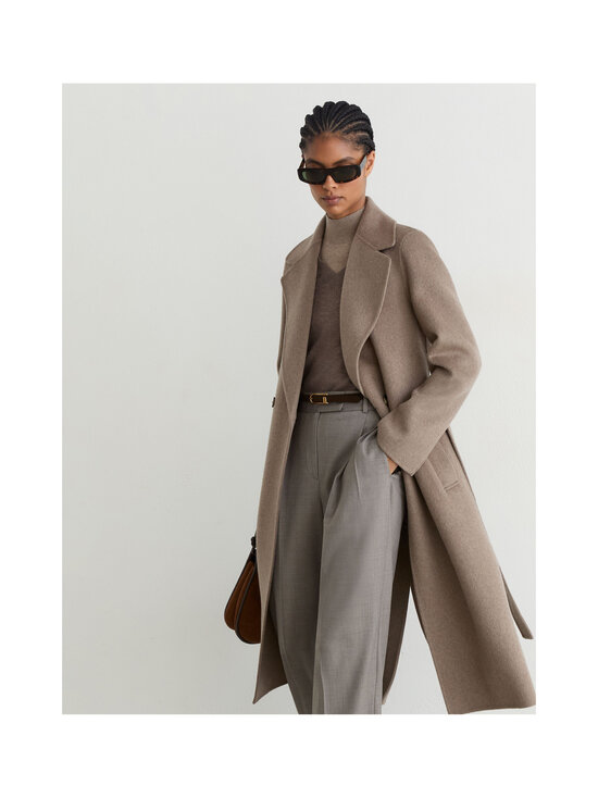 Reiss - Thea Long Blindseam -villakangastakki - 95 NEUTRAL MELANGE | Stockmann - photo 2