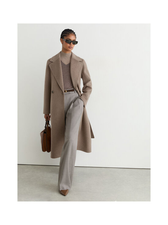 Reiss - Thea Long Blindseam -villakangastakki - 95 NEUTRAL MELANGE | Stockmann - photo 7