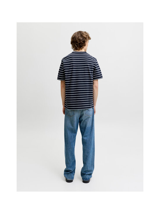 Jack & Jones - JJAxel Stripe T-krekls - NAVY BLAZER STRIPES:CLOUD DANCER | Stockmann - photo 4