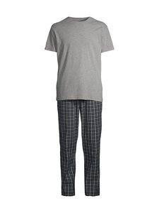 Cap Horn loungewear - New Haven -popliinipyjama - GREY CHECK/GREY MEL. Cap Horn loungewear - New Haven -popliinipyjama - GREY CHECK/GREY MEL. | Stockmann