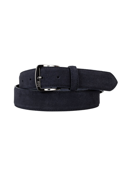 BOSS - Syhr-mokkanahkavyö - DARK BLUE | Stockmann - photo 1
