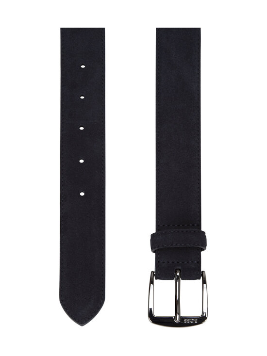 BOSS - Syhr-mokkanahkavyö - DARK BLUE | Stockmann - photo 2