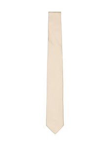 Stockholm Kravatt - Solid zīda kaklasaite - 38 LIGHT BEIGE | Stockmann
