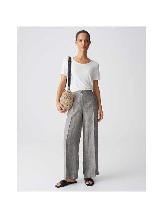 Opus - Maikito-pellavahousut - 330 DEEP GREEN | Stockmann - photo 3