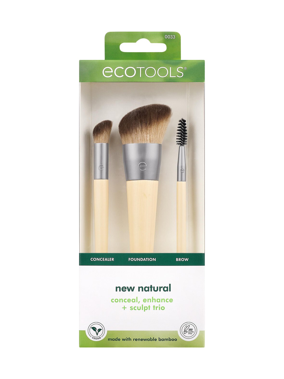 Eco Tools Conceal, enhance & sculpt trio -pakkaus