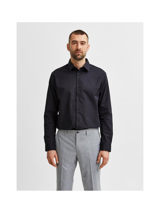 Selected - SlhEthan Slim Fit Classic krekls ar apkakli - BLACK - photo 2 Selected - SlhEthan Slim Fit Classic krekls ar apkakli - BLACK | Stockmann - photo 2