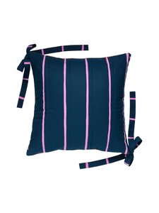 Marimekko - Puhveli/Rastas - tyynynpäällinen 50 x 50 cm - 325 PINK, YELLOW, RED; DARK BLUE, | Stockmann