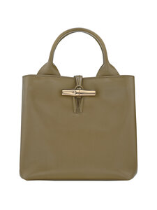 Longchamp - Nahast kott Le Roseau Sleek Top Handle - 510 OLIVE | Stockmann