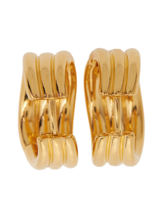 MISSOMA - Savi Triple Ridge Hoop - kullatut korvakorut - GOLD | Stockmann - photo 2