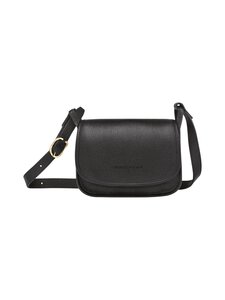 Longchamp - Le Foulonné S Crossbody -nahkalaukku - 001 BLACK | Stockmann
